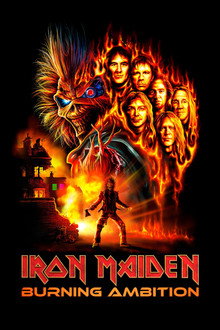 Capa de Iron Maiden: Burning Ambition (2026)