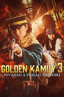 Capa de Golden Kamuy 3: Invasão a Prisão Abashiri (2026)