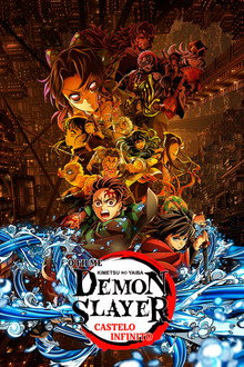Capa de Demon Slayer: Kimetsu no Yaiba – Castelo Infinito (2025)