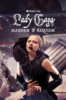Capa de Apple Music Live: Lady Gaga MAYHEM Requiem (2026)