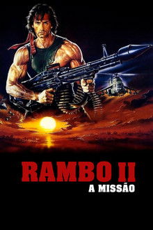 Capa de Rambo II – A Missão (1985)