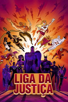 Capa de Liga da Justiça 1ª a 2ª Temporada (2001)