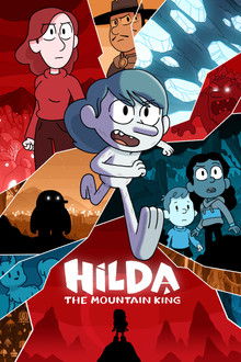 Capa de Hilda e o Rei da Montanha (2021)